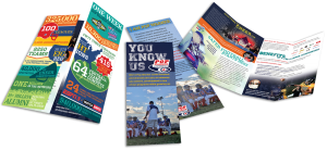 Gate fold brochure Pop Warner